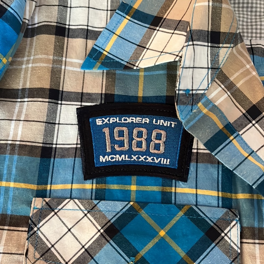 Ablanche Explorer Unit Button Down Collared Shirt - image 3